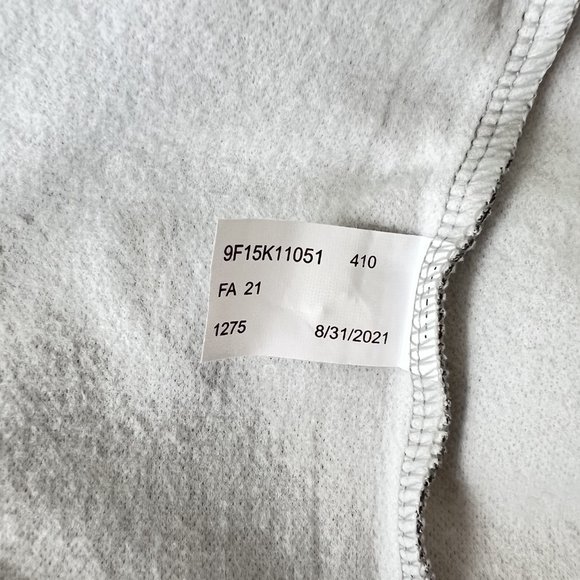 NEW! Michael Kors Double LOGO Grey Pull Over Sweatshirt Top- Size M - Picture 12 of 14